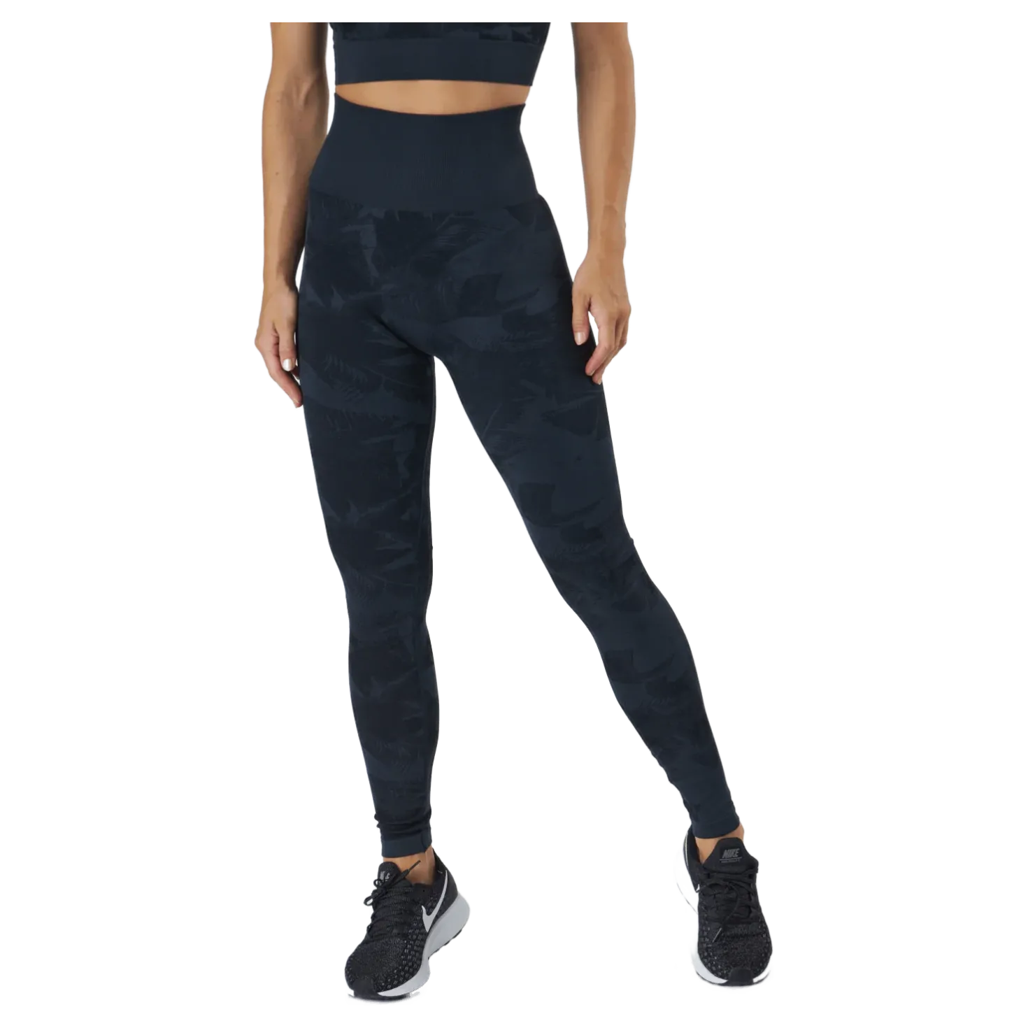 Botanical Seamless Tights Botanical Blue