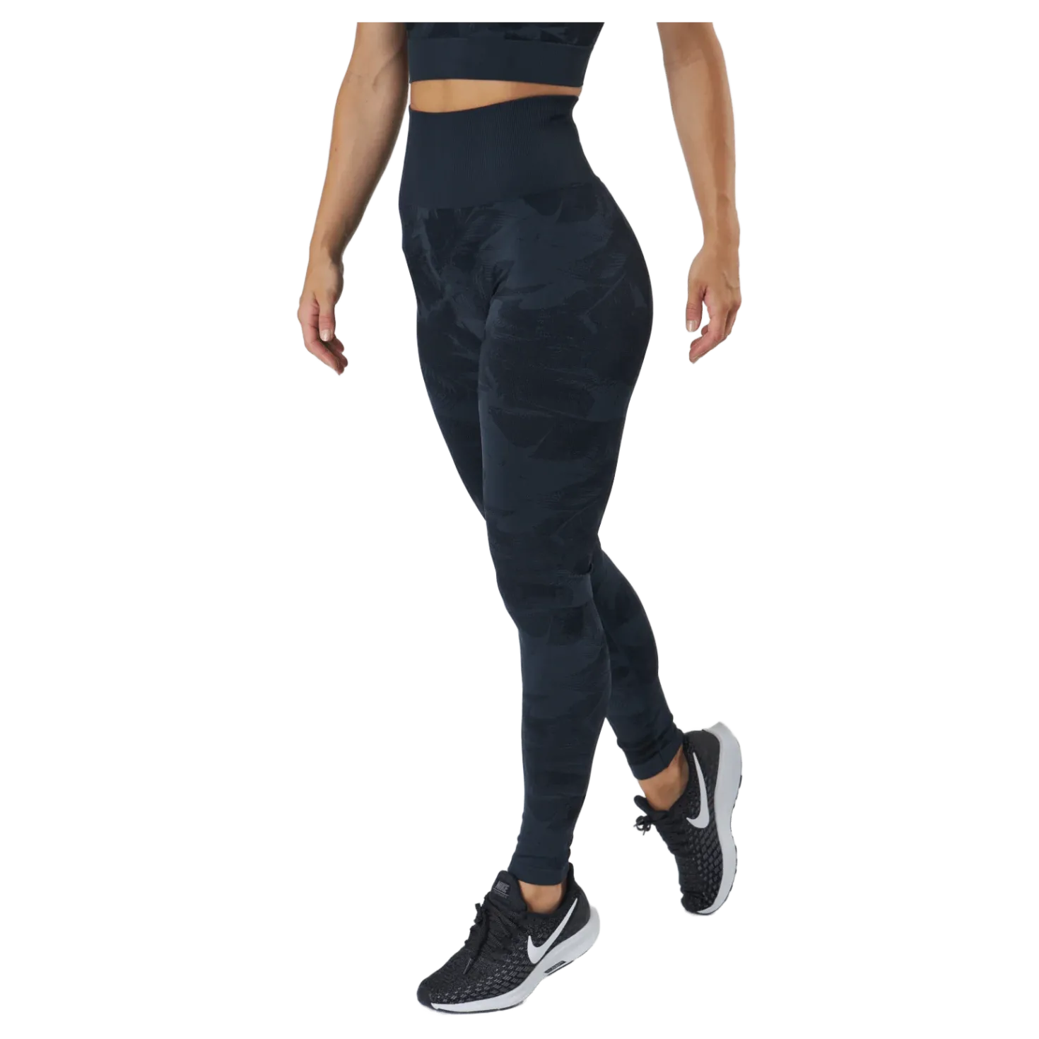 Botanical Seamless Tights Botanical Blue