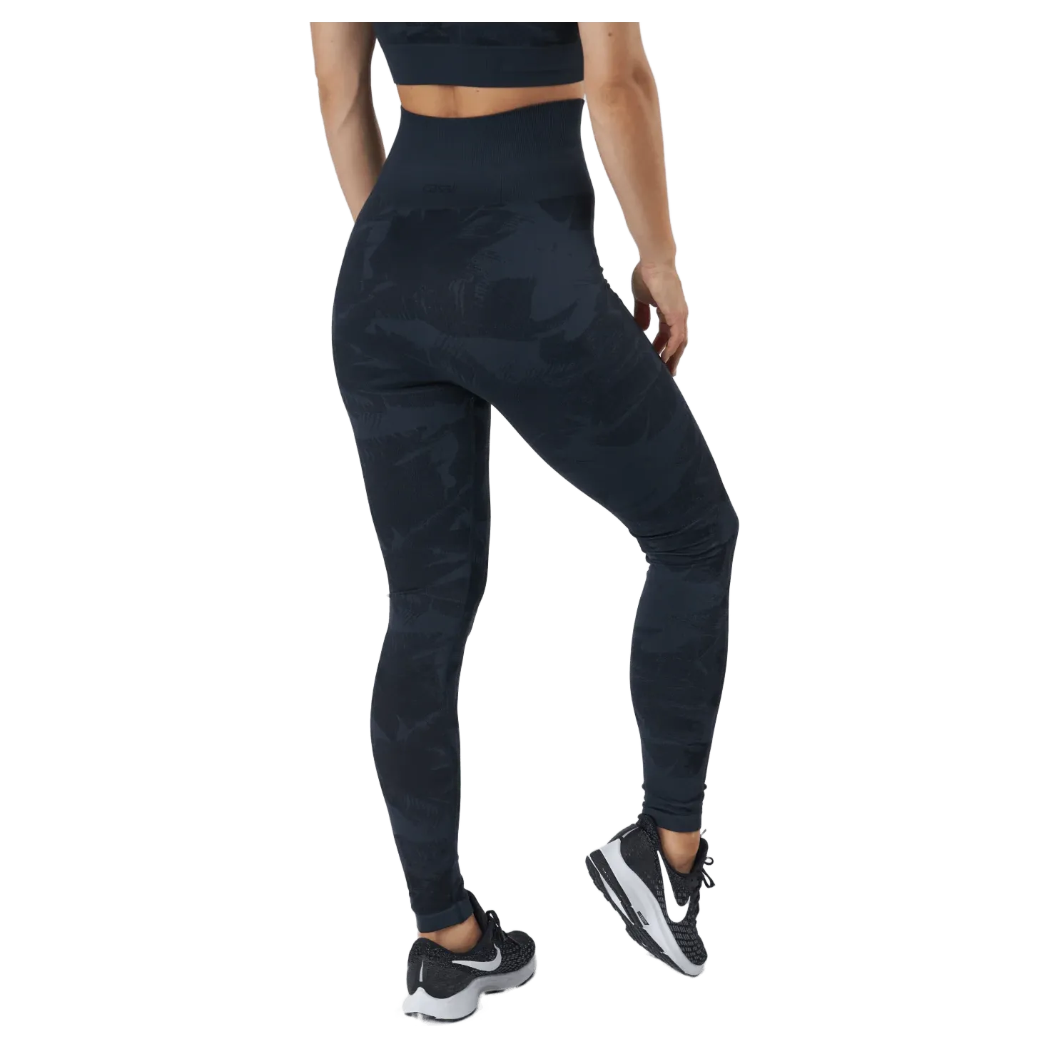 Botanical Seamless Tights Botanical Blue
