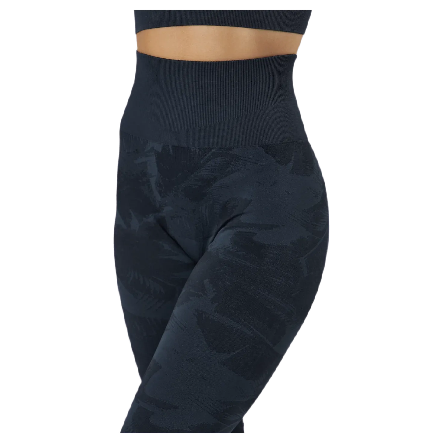 Botanical Seamless Tights Botanical Blue