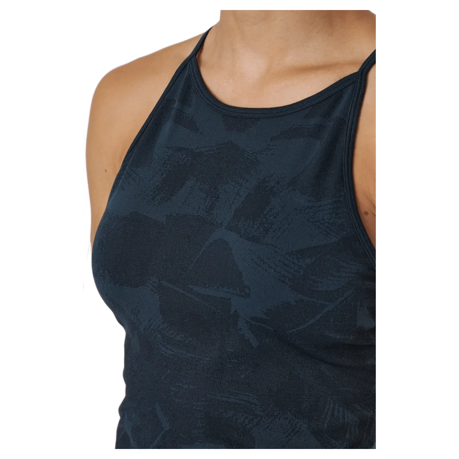 Botanical Strap Tank Botanical Blue