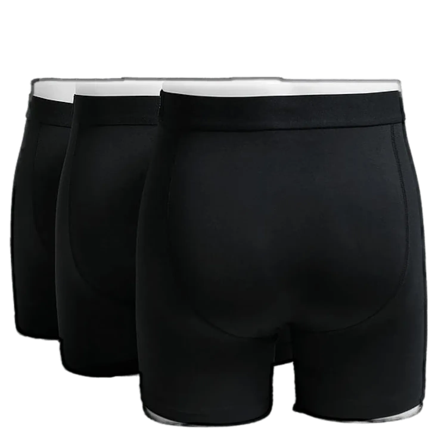 Boxer-Brief Extra Long 3-pack Black