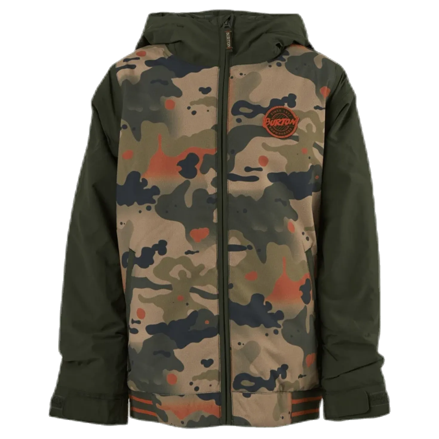 Boys Gameday Jacket Patterned/Green