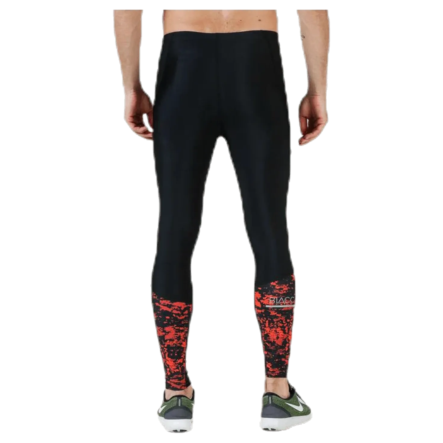 Brace Compression Tights Black/Red