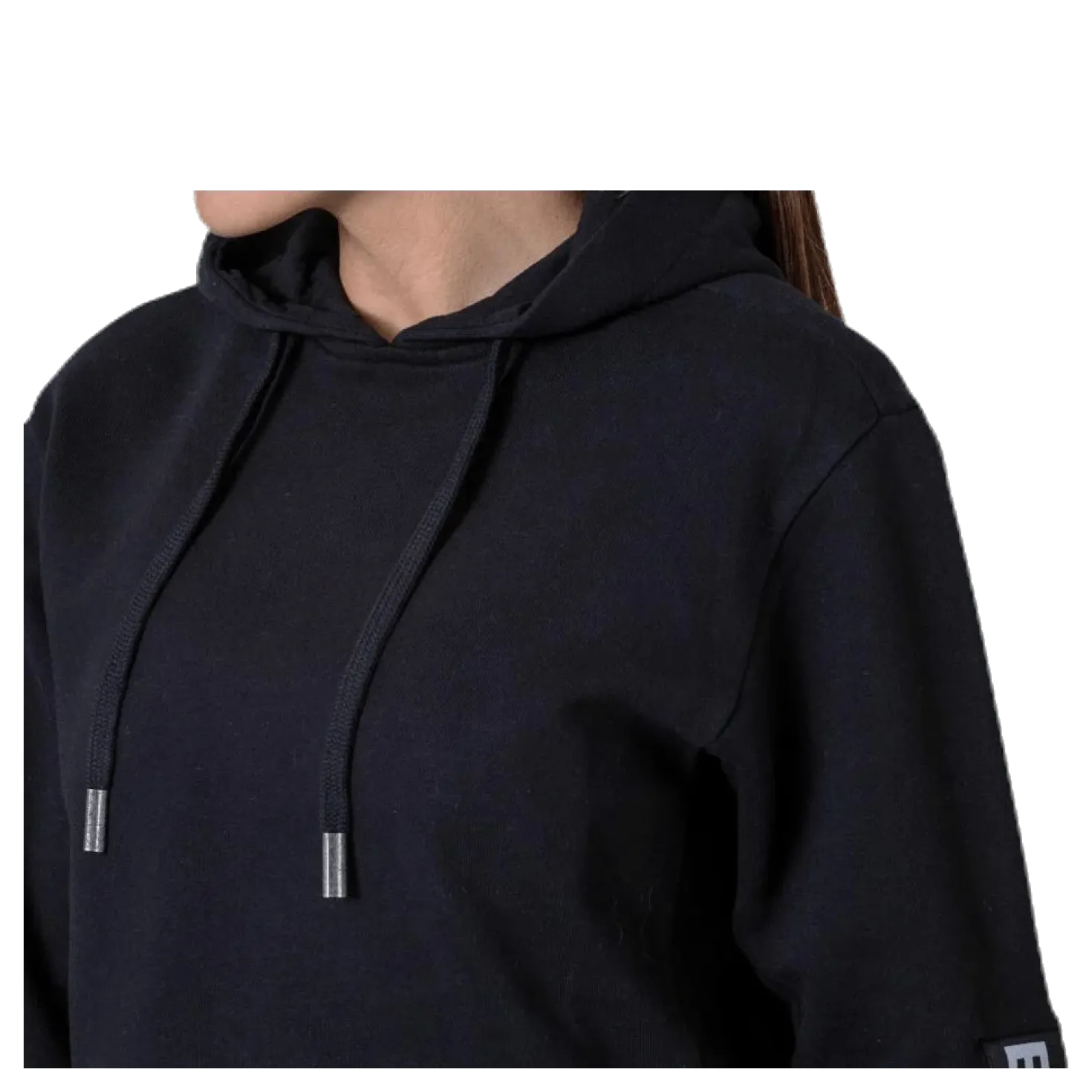 B Sport Cropped Hood Black
