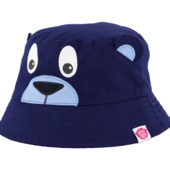 Bucket Hat Bear Blue Medium