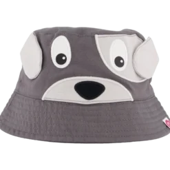 Bucket Hat Dog Grey Small
