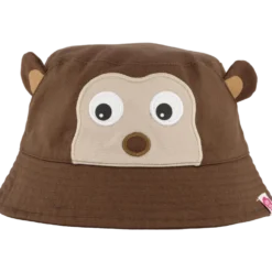 Bucket Hat Monkey Brown Medium