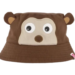 Bucket Hat Monkey Brown Small