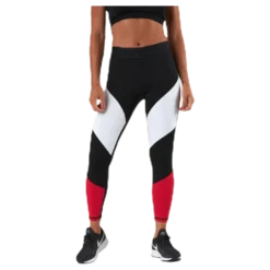Cadence Blocked Tights Red