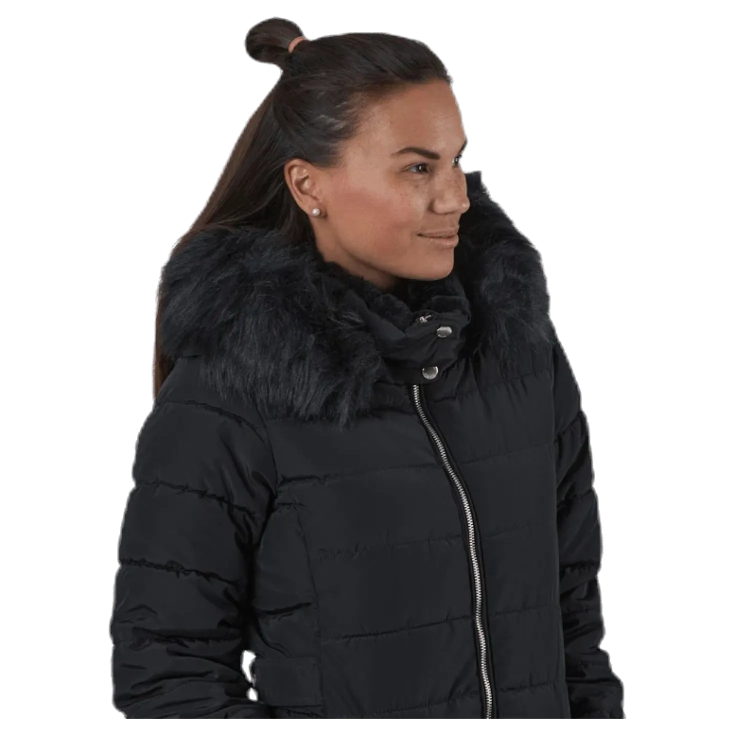 Camilla Quilted Coat Cc Otw Black