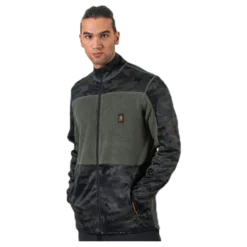 Camo Fleece Jacket Green