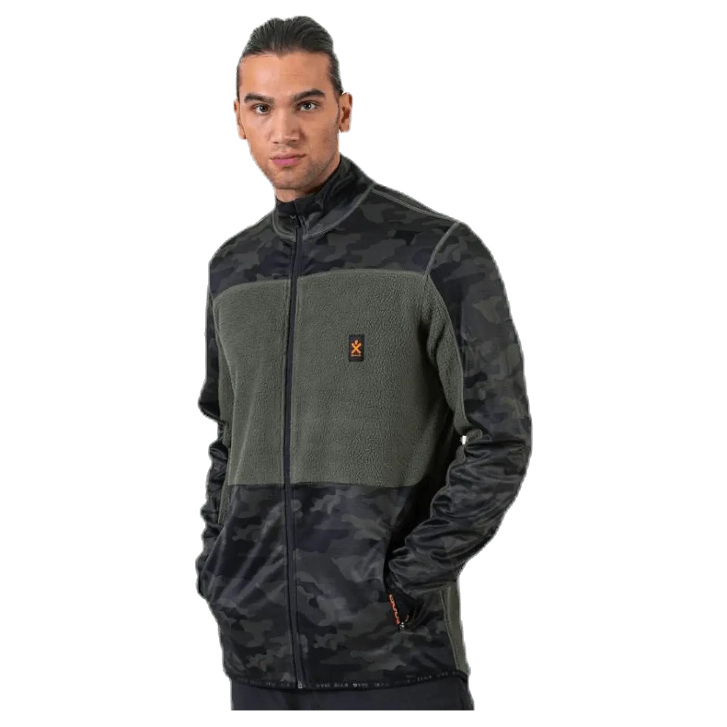 Camo Fleece Jacket Green