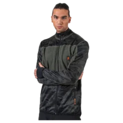 Camo Fleece Jacket Green