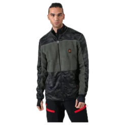 Camo Fleece Jacket Green