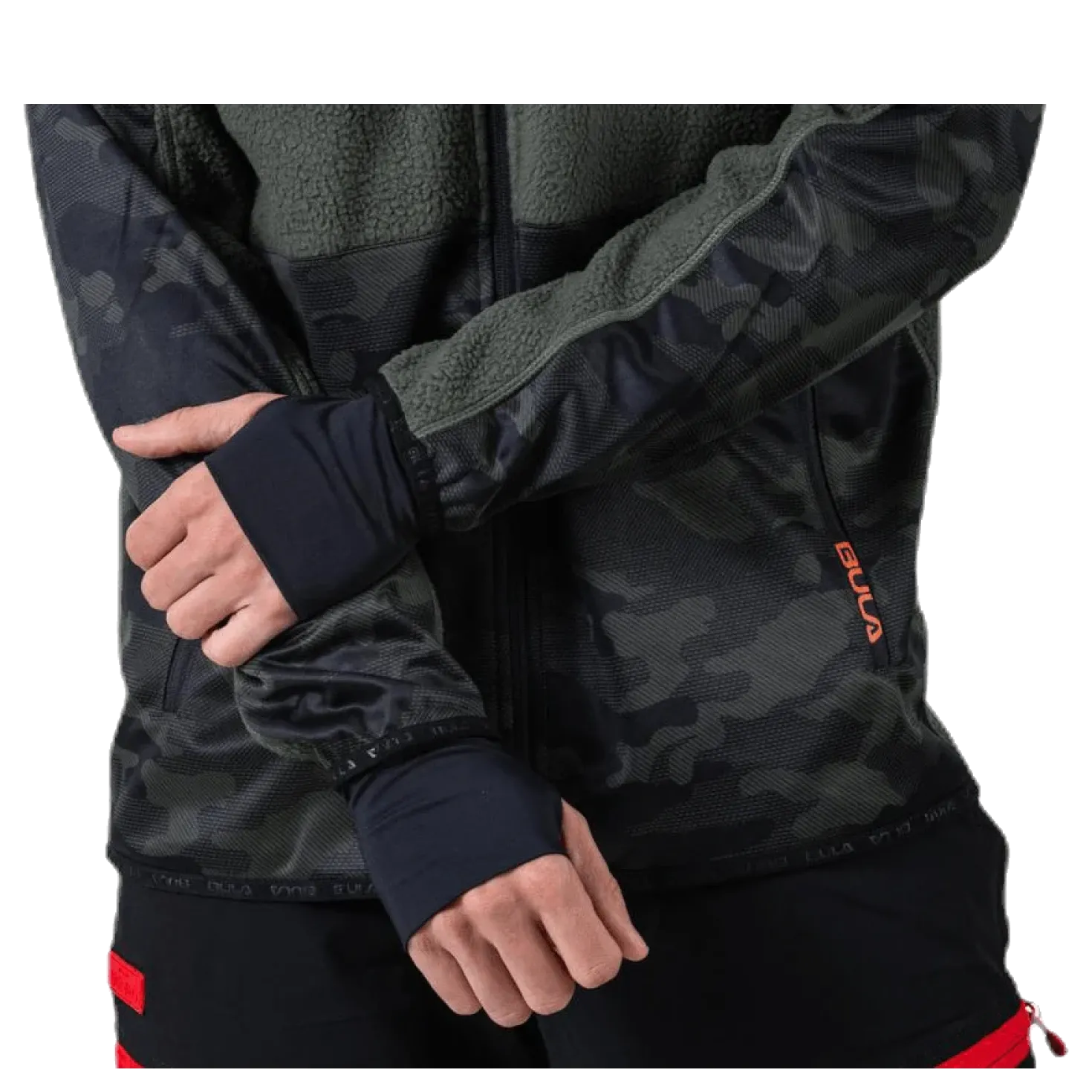 Camo Fleece Jacket Green
