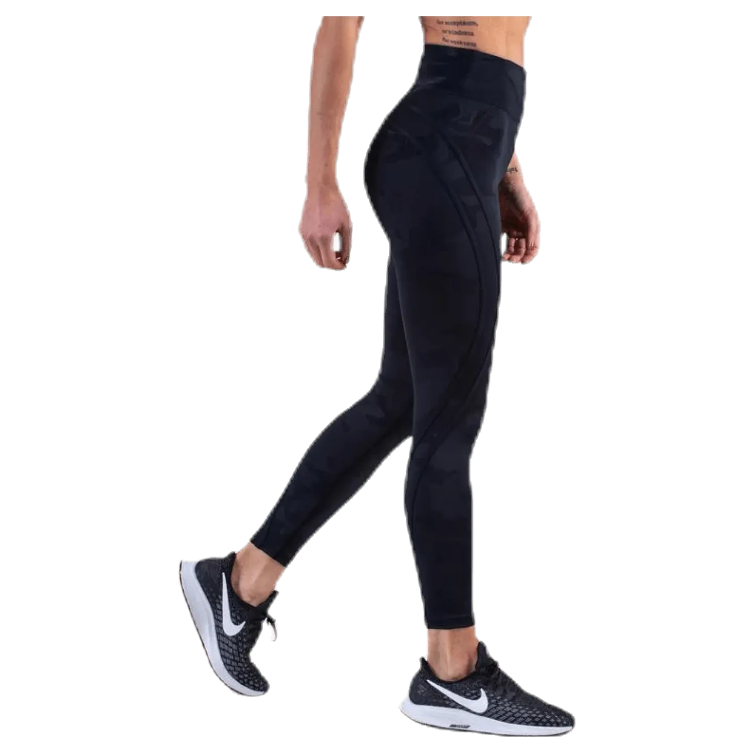 Camo High Tights Patterned/Black