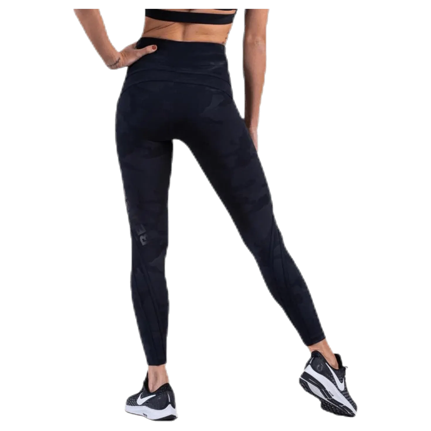 Camo High Tights Patterned/Black
