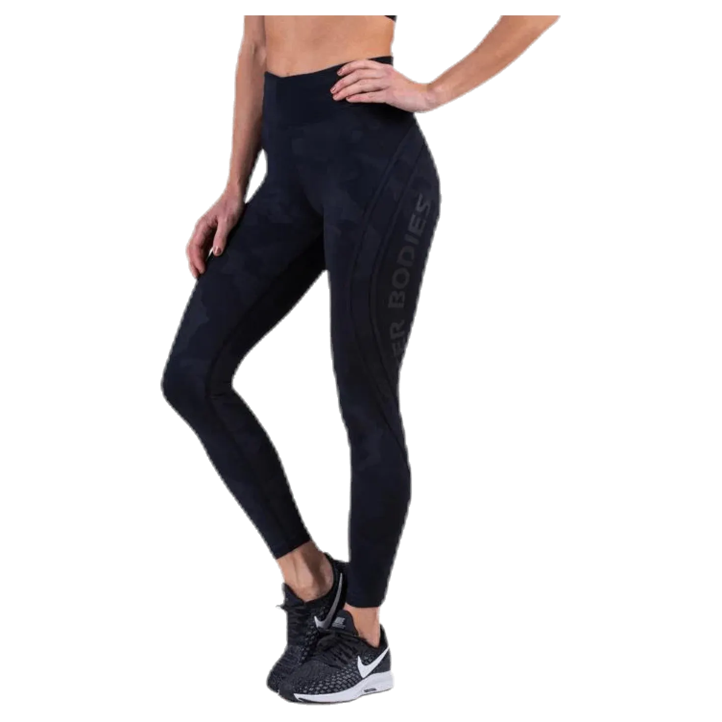 Camo High Tights Patterned/Black