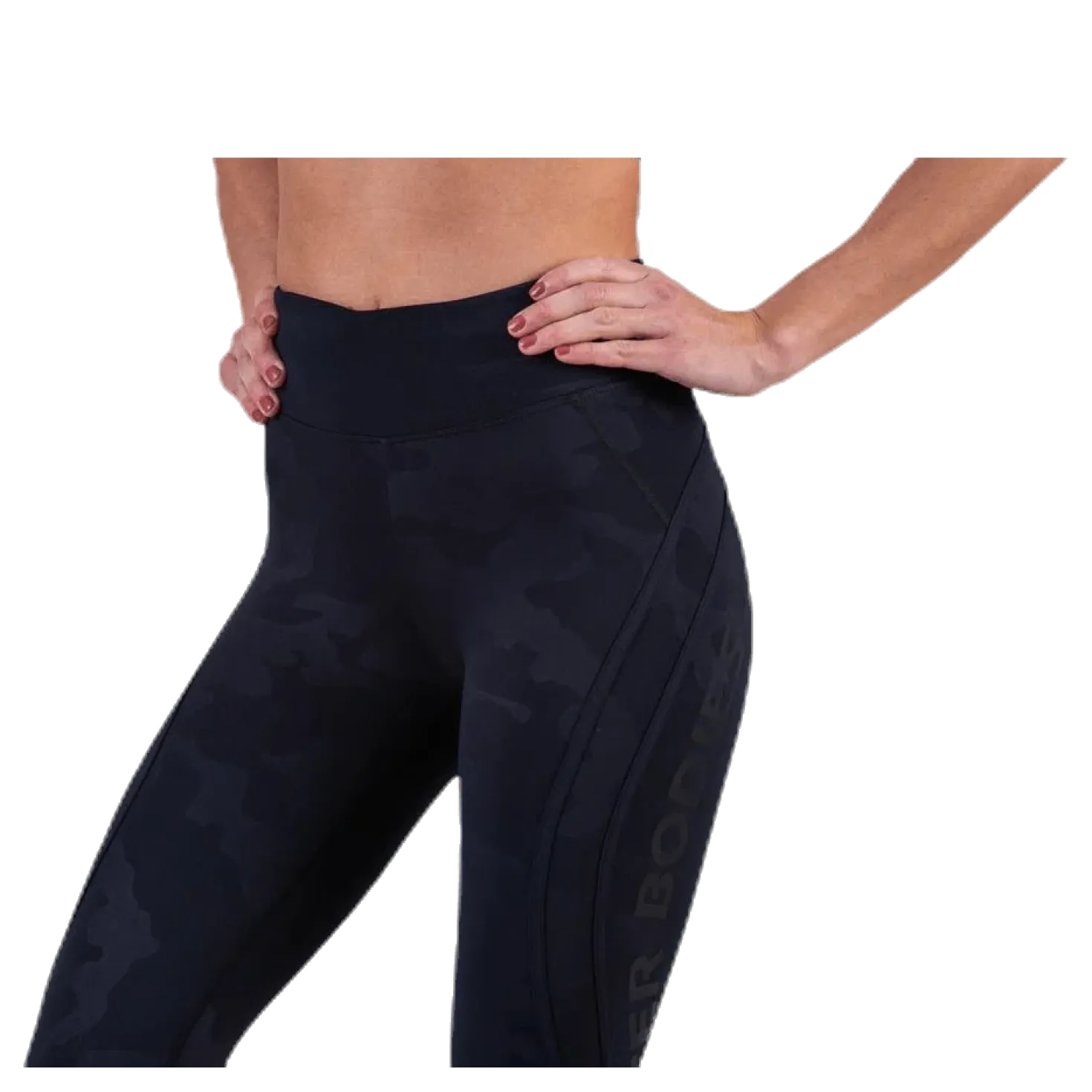 Camo High Tights Patterned/Black