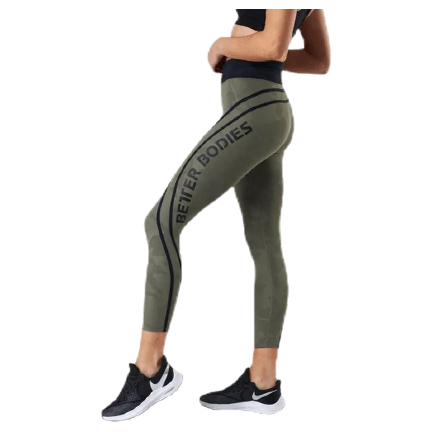 Camo High Tights Patterned/Green