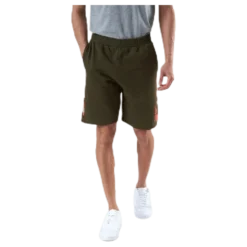 Camo 9" Knit Shorts Patterned/Green