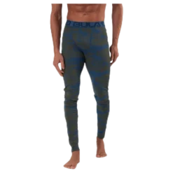 Camo Merino Wool Pants Blue/Green