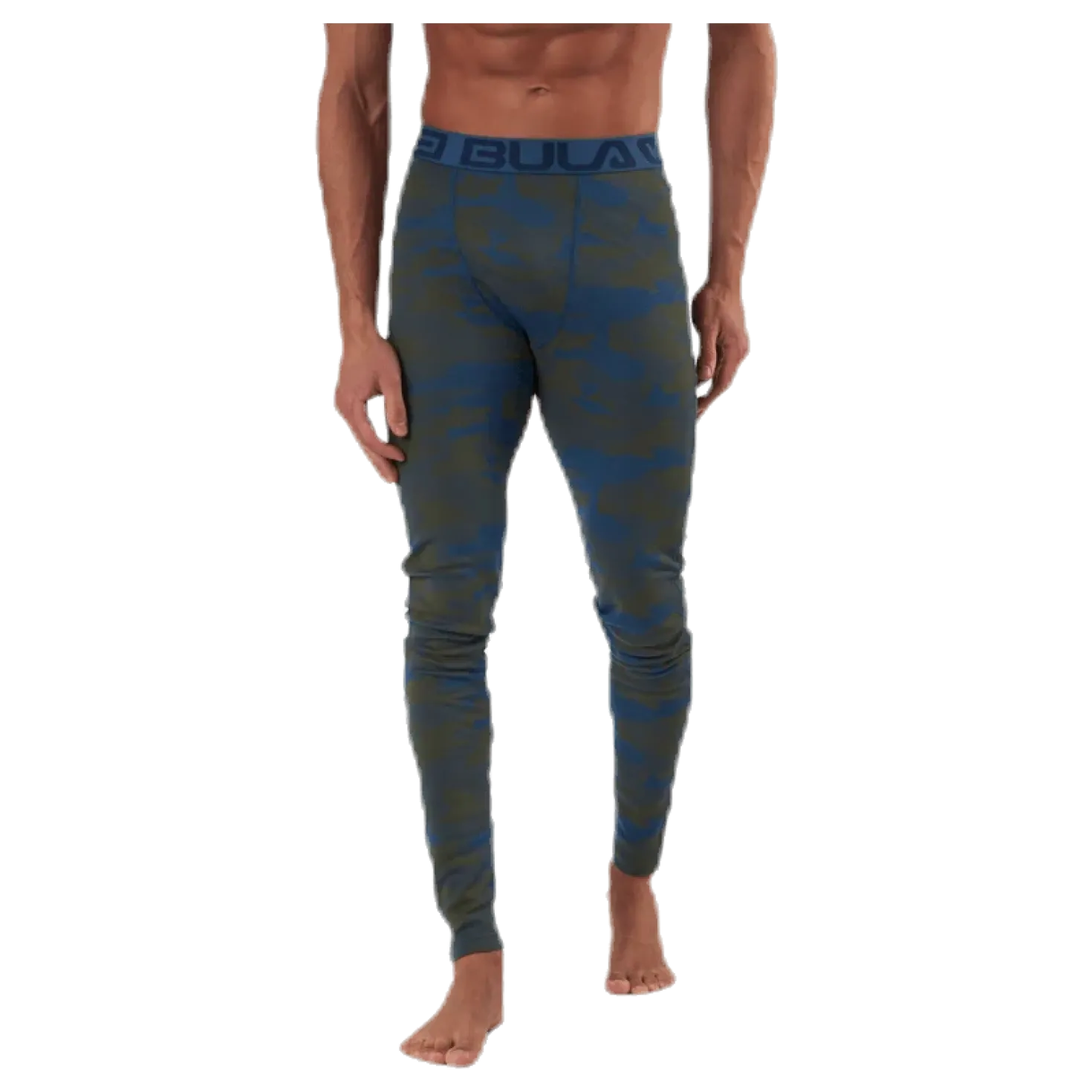 Camo Merino Wool Pants Blue/Green