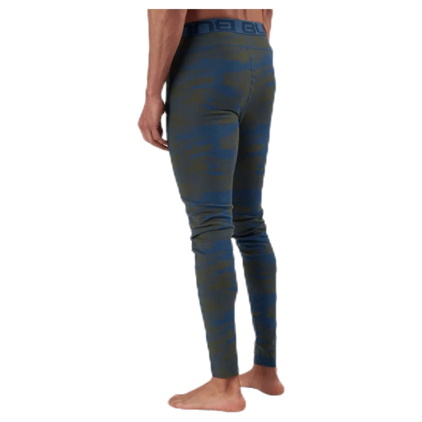 Camo Merino Wool Pants Blue/Green