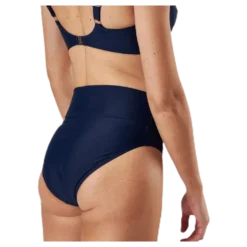 Capri Twisted Solid Folded Brief Blue