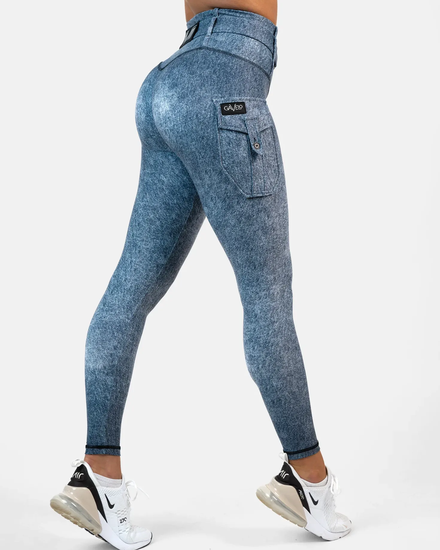 Cargo Leggings Denim Denim