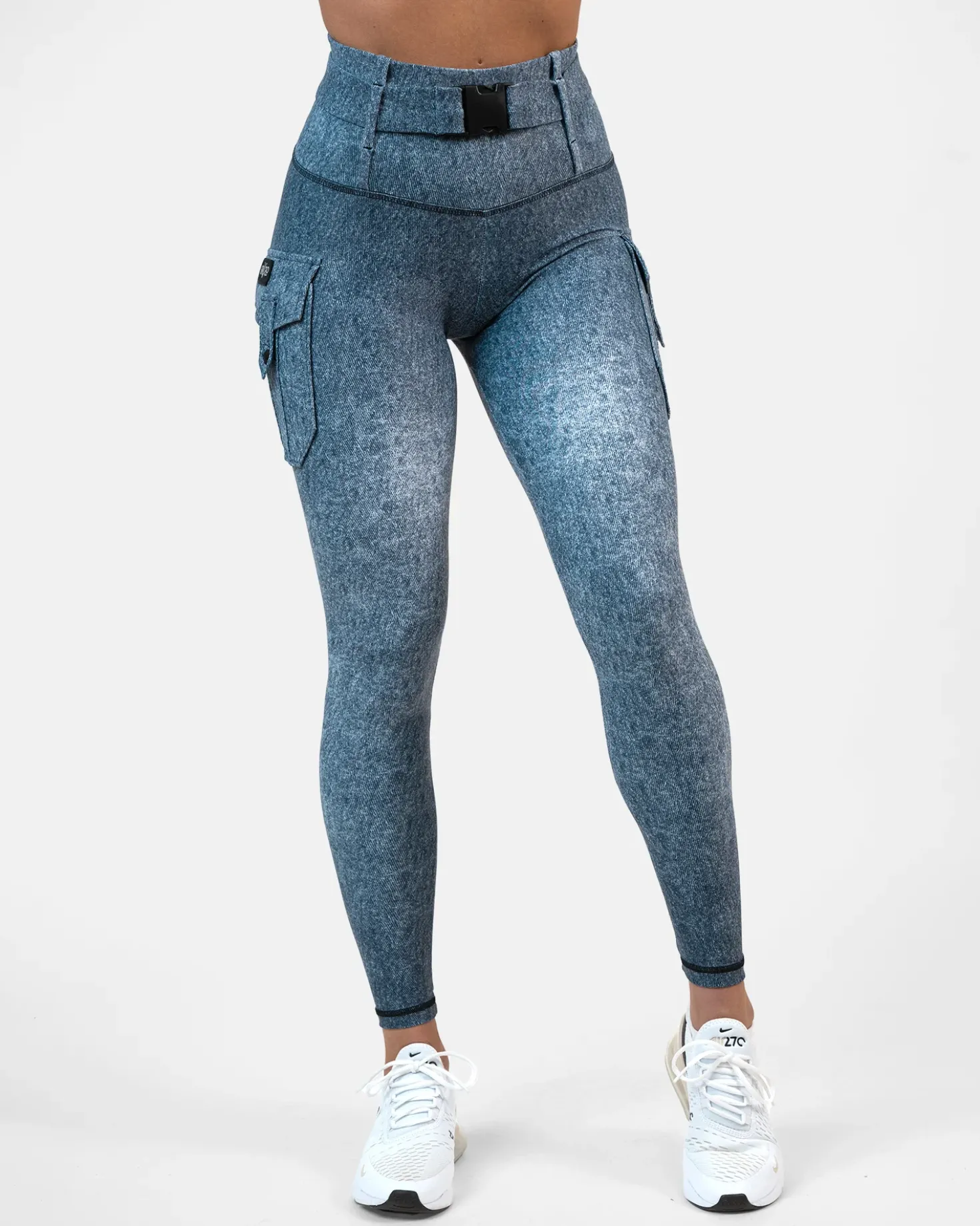 Cargo Leggings Denim Denim