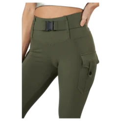 Cargo Leggings Military Green