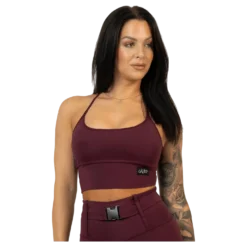 Cargo Top Burgundy Dark Red