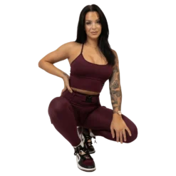 Cargo Top Burgundy Dark Red