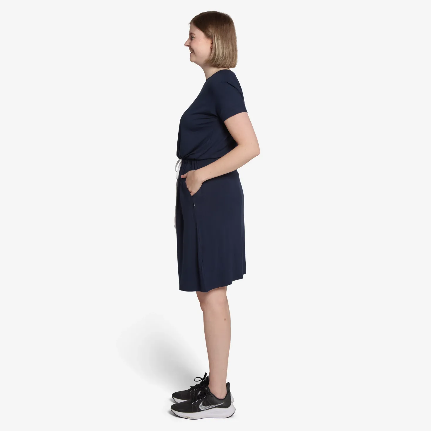 Carmen Dress Dark Navy