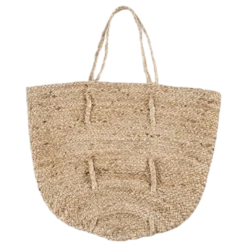 Carmen Jute Shopper Bag Beige