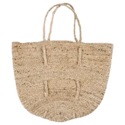 Carmen Jute Shopper Bag Beige