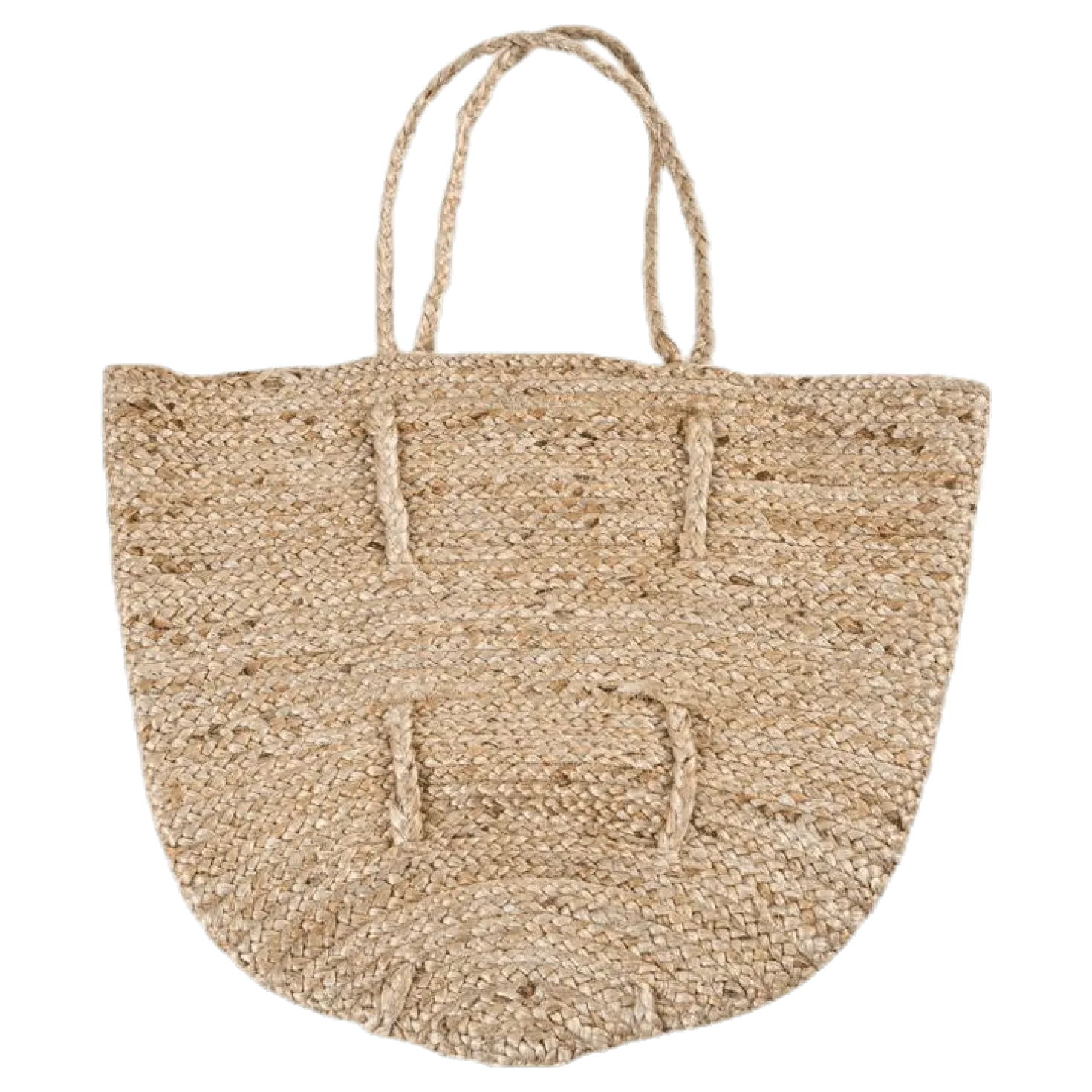 Carmen Jute Shopper Bag Beige