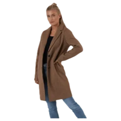 Carrie Bonded Coat Otw Brown