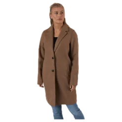 Carrie Bonded Coat Otw Brown