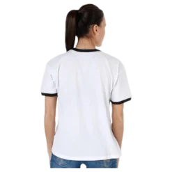 Carry My Board Ringer Tee White/Black