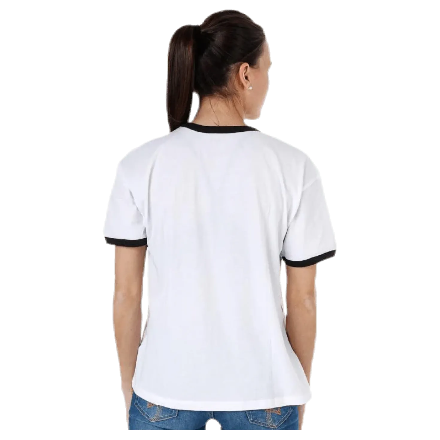 Carry My Board Ringer Tee White/Black