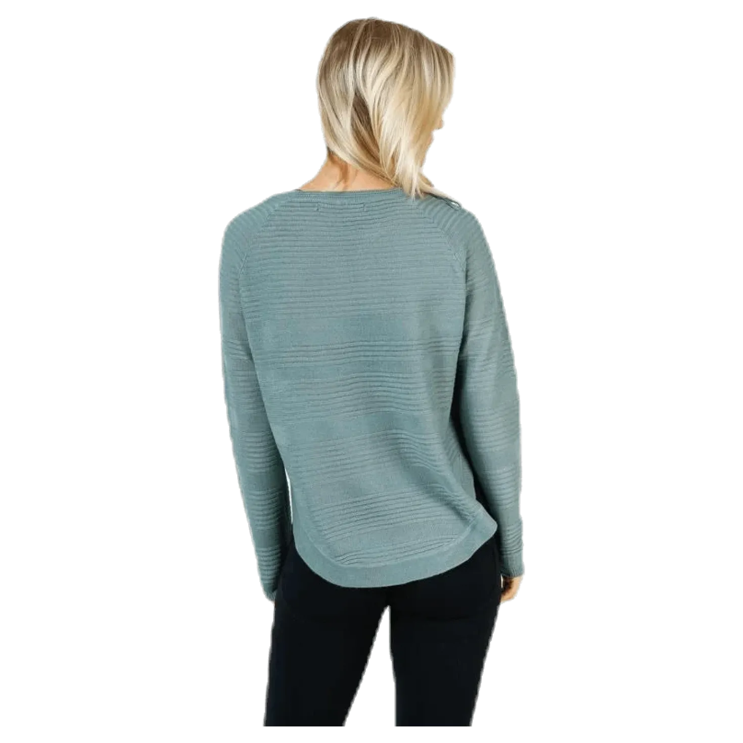 Caviar Long Sleeve Pullover Knit Chinois Green