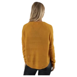 Caviar L/S Pullover Knt Yellow