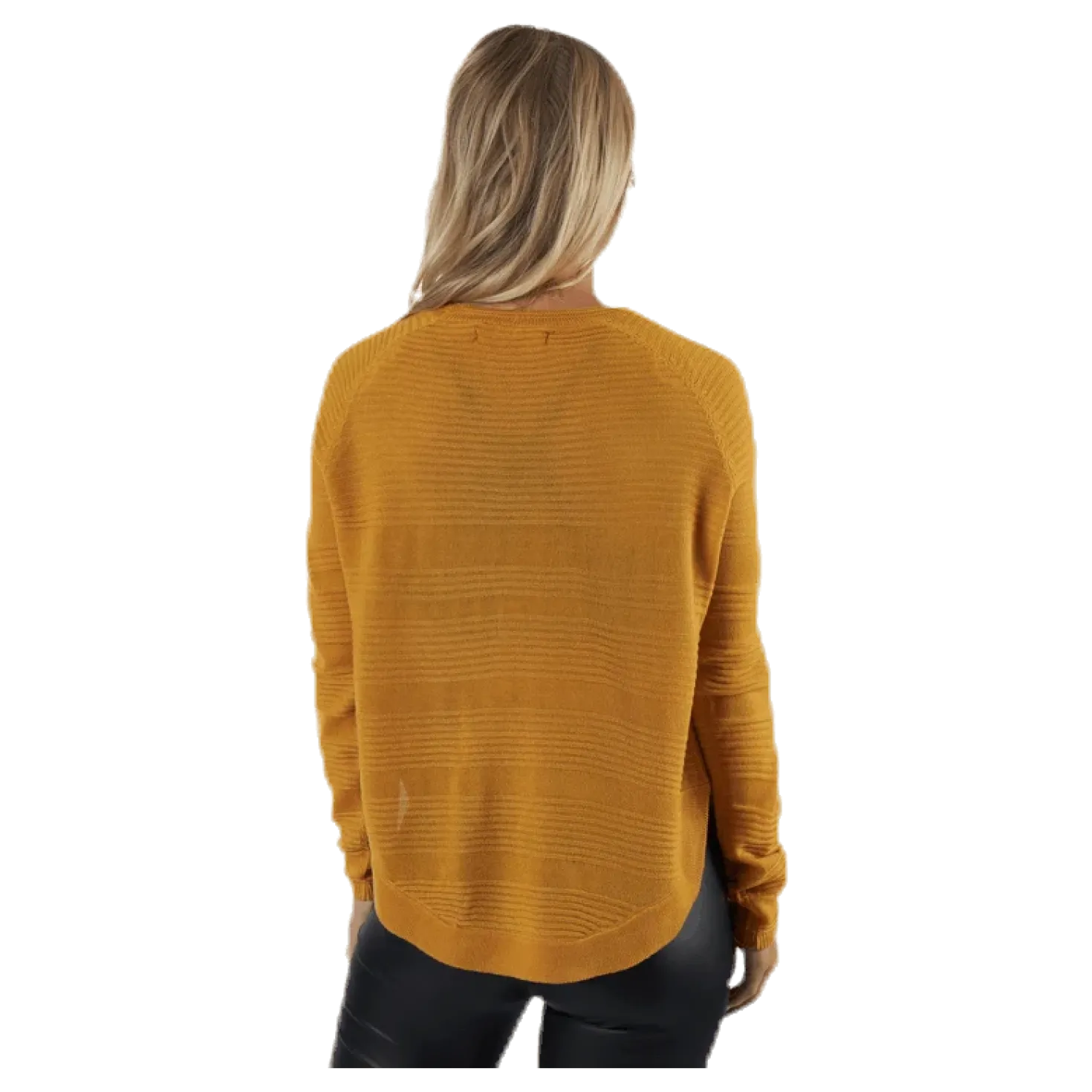 Caviar L/S Pullover Knt Yellow