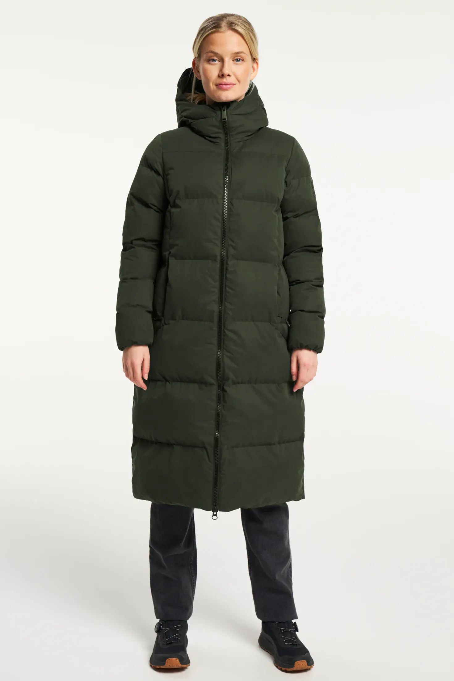 Cevina Coat Dark Olive