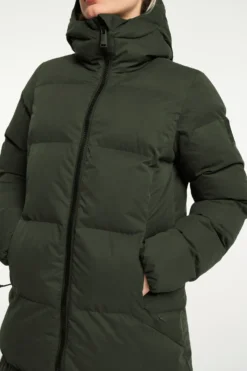 Cevina Coat Dark Olive