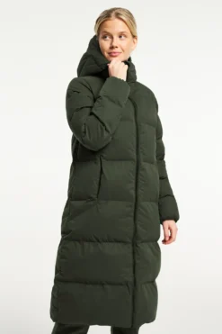 Cevina Coat Dark Olive