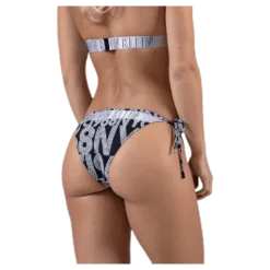 Cheeky String Side Tie Bikini-Pr Black